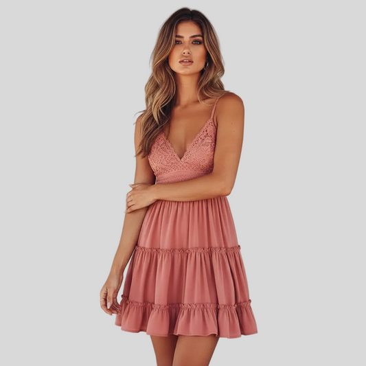 Lace Strap Elegant Dresses