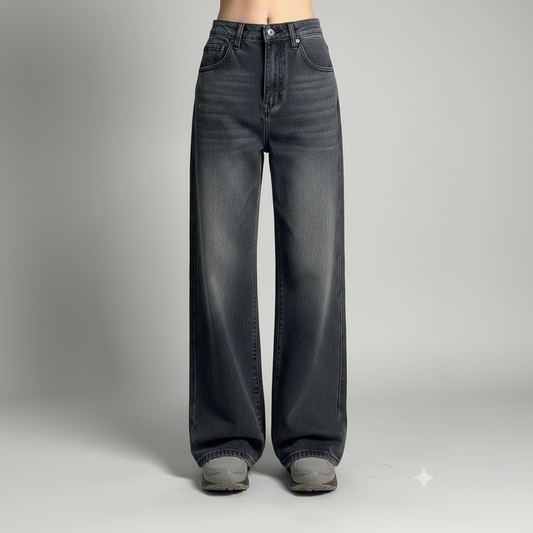 Vintage High Waist Jeans Trousers