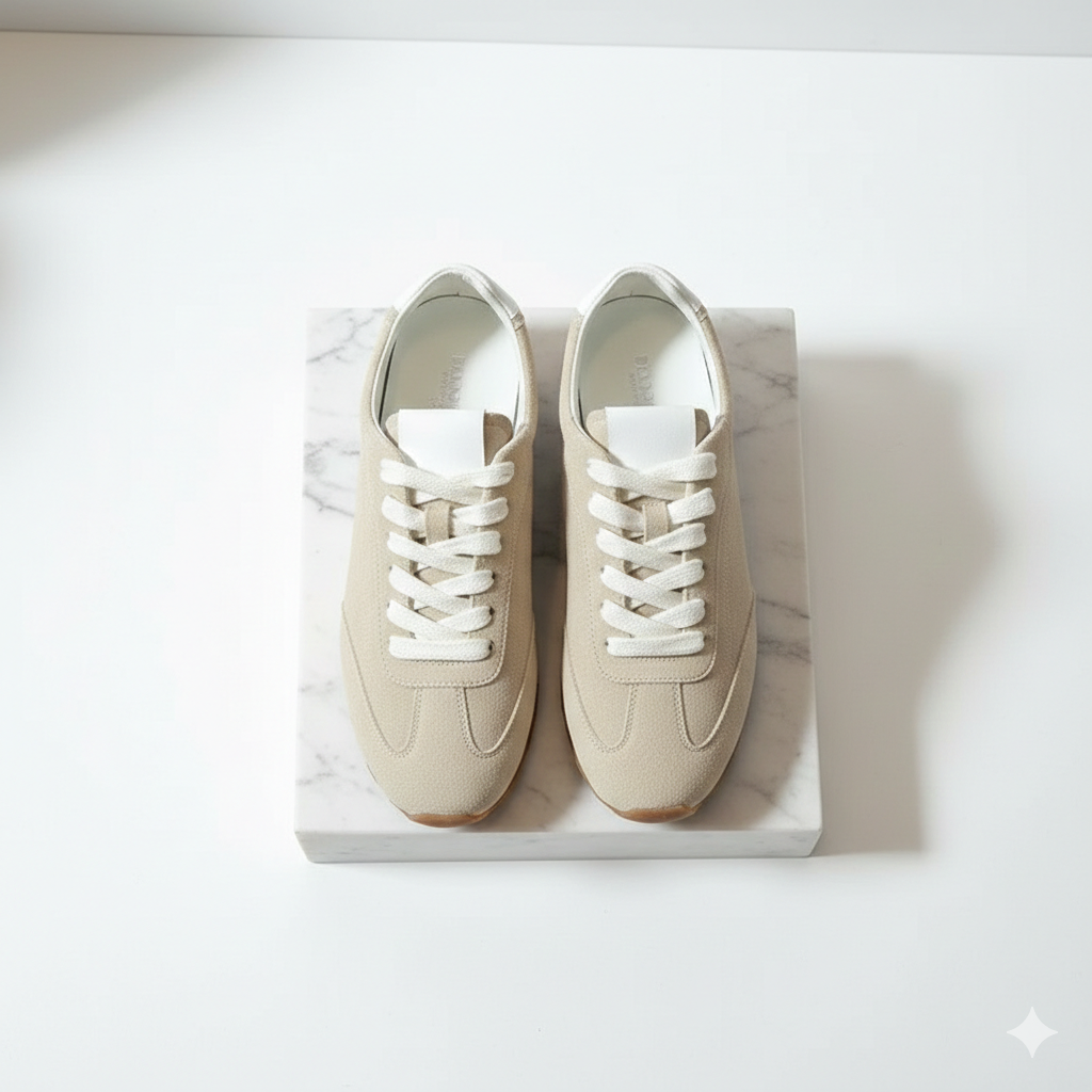 Beige Retro Shoes