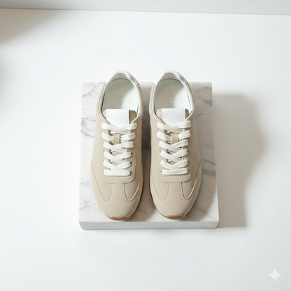 Beige Retro Shoes