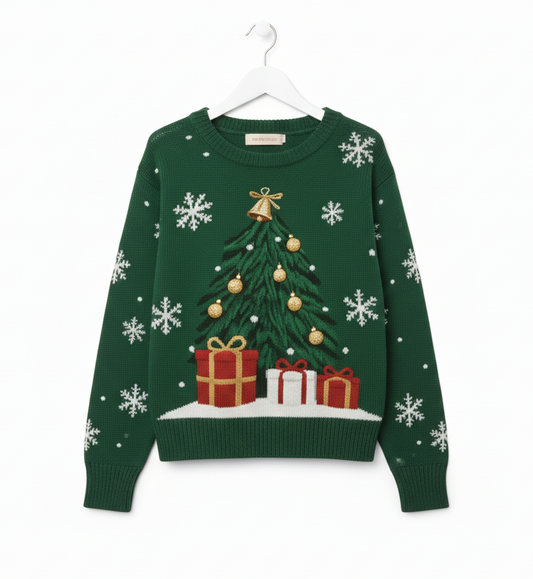 Green Christmas Jumper