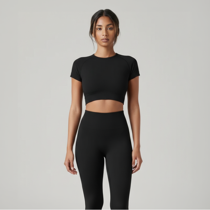 Black Yoga Top