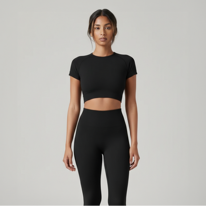 Black Yoga Top