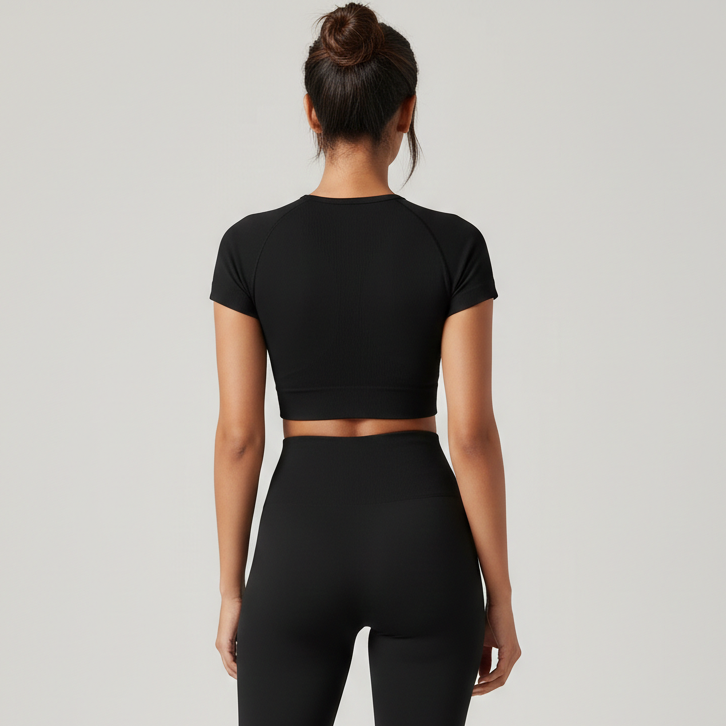 Black Yoga Top