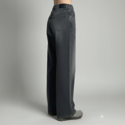 Vintage High Waist Jeans Trousers
