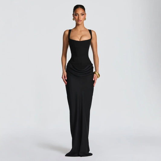Black long sleeved dress