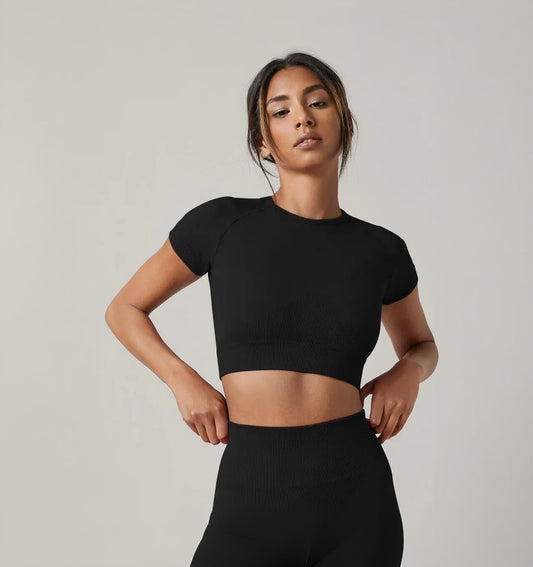 Black Yoga Top