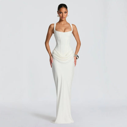 White long sleeved dress