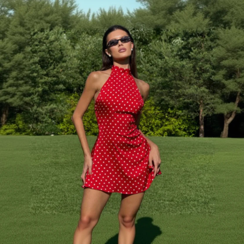 Dot Mini Dress