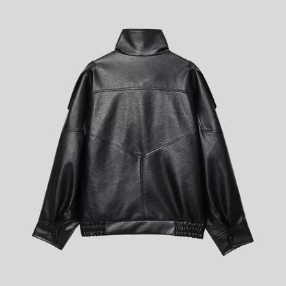Faux Leather Jacket
